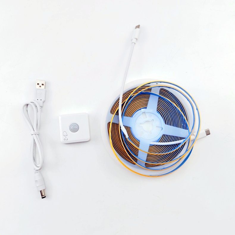 感應燈帶USB插電款5V人體感應COB燈帶批發 - 4