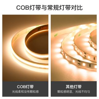 COB512燈每米單色工程裝飾照明可調燈帶DC24V - 3